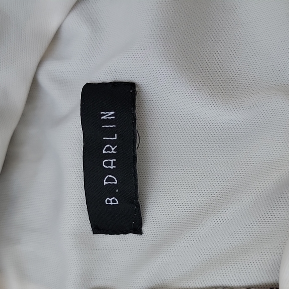 B. Darlin Junior's Sleeveless Dress - Black&Pale/Light Pink - Picture 11 of 11